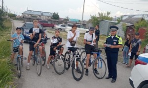 Новости: Сотрудники Чановской Госавтоинспекции провели акцию «Велосипедом управляй – ПДД не забывай!»